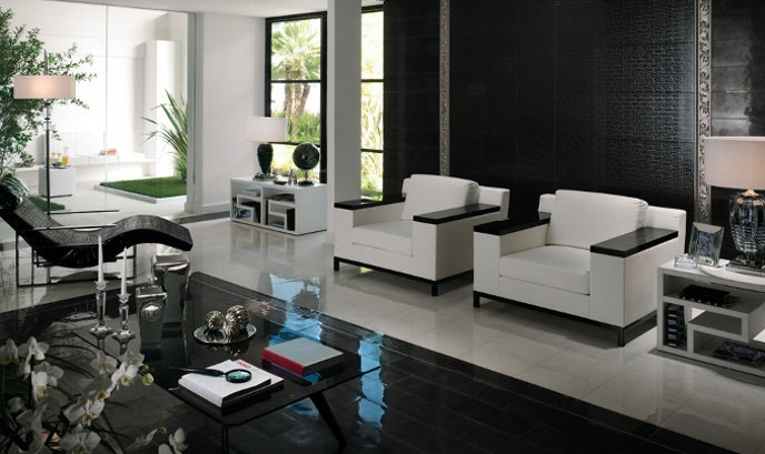 Palace living bianco nero